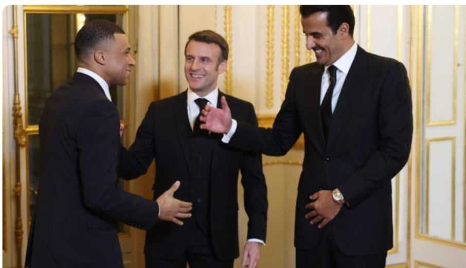 MBAPPE ET EMANUEL MACRON